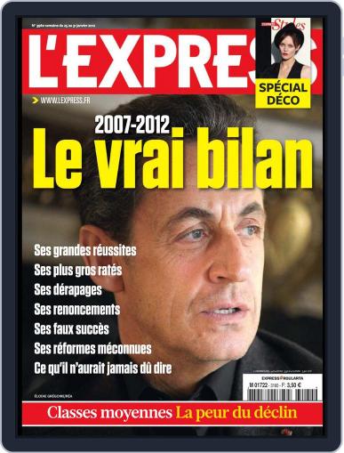 L'express January 24th, 2012 Digital Back Issue Cover