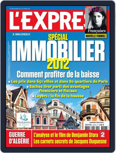 L'express March 6th, 2012 Digital Back Issue Cover