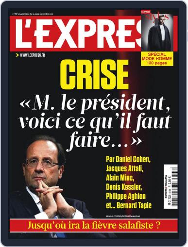 L'express September 18th, 2012 Digital Back Issue Cover