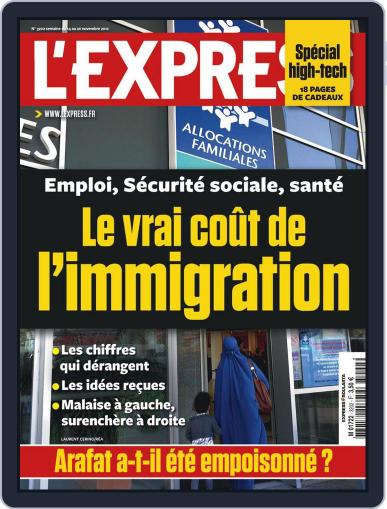 L'express November 13th, 2012 Digital Back Issue Cover