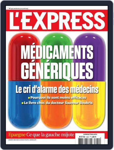 L'express April 2nd, 2013 Digital Back Issue Cover