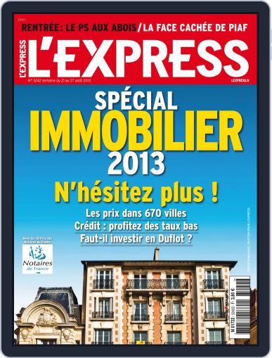 L'express August 20th, 2013 Digital Back Issue Cover