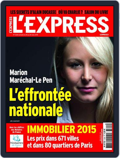 L'express (Digital) March 25th, 2015 Issue Cover