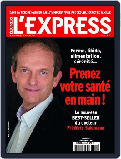 L'express April 6th, 2015 Digital Back Issue Cover