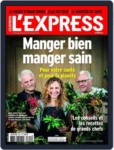 L'express (Digital) September 22nd, 2015 Issue Cover