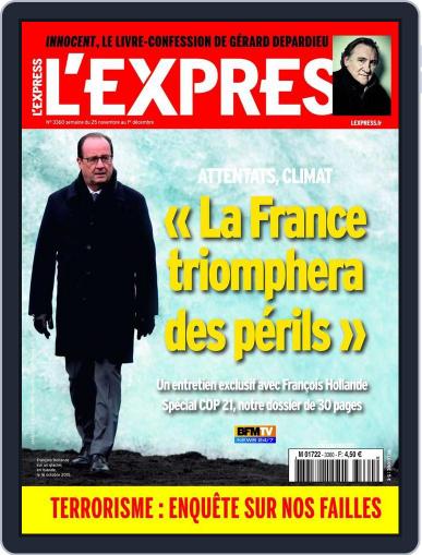 L'express November 25th, 2015 Digital Back Issue Cover
