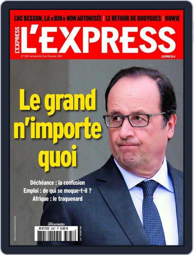 L'express (Digital) January 13th, 2016 Issue Cover