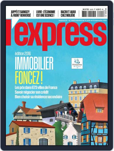 L'express August 31st, 2016 Digital Back Issue Cover
