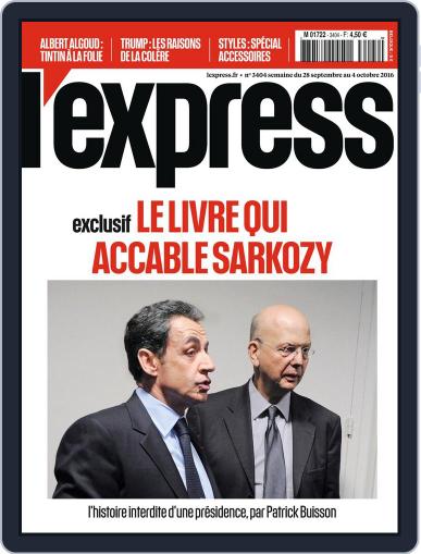 L'express (Digital) September 28th, 2016 Issue Cover