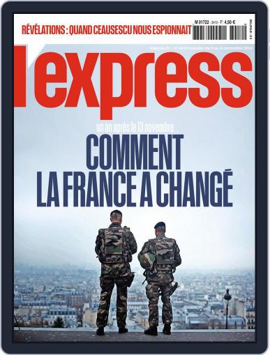 L'express November 9th, 2016 Digital Back Issue Cover