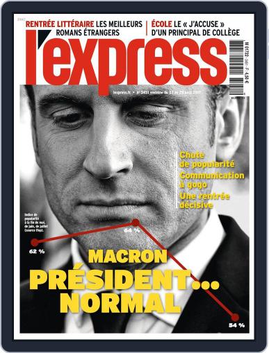 L'express (Digital) August 23rd, 2017 Issue Cover
