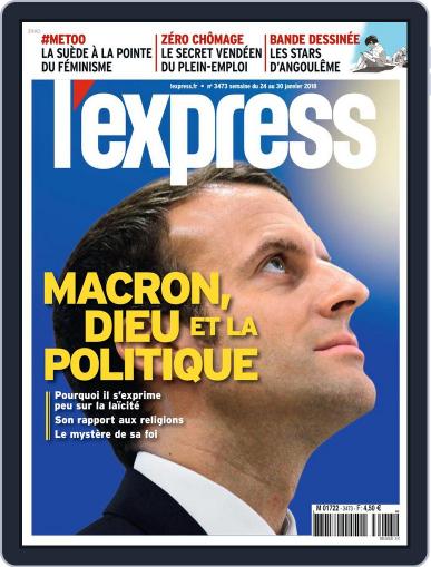 L'express January 24th, 2018 Digital Back Issue Cover