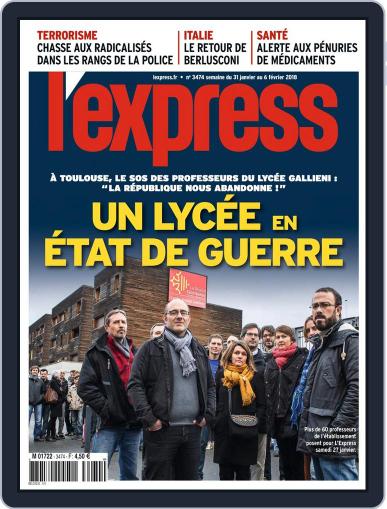 L'express January 31st, 2018 Digital Back Issue Cover