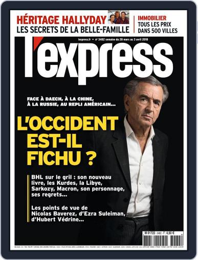L'express (Digital) March 28th, 2018 Issue Cover