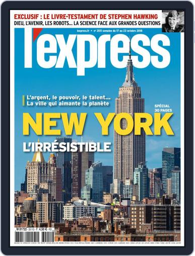 L'express October 17th, 2018 Digital Back Issue Cover