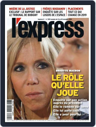L'express November 14th, 2018 Digital Back Issue Cover