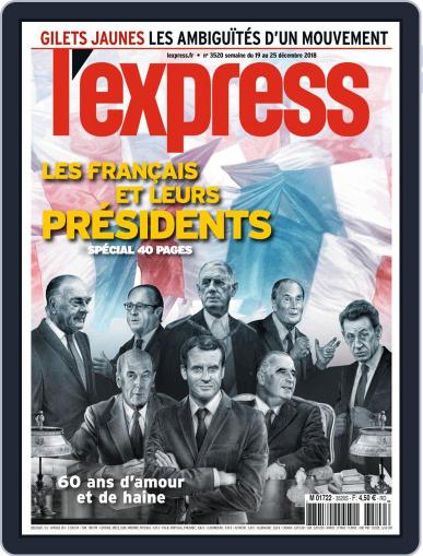 L'express December 19th, 2018 Digital Back Issue Cover