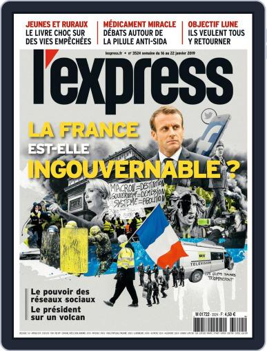 L'express January 16th, 2019 Digital Back Issue Cover