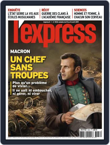 L'express April 10th, 2019 Digital Back Issue Cover