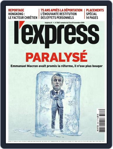 L'express November 13th, 2019 Digital Back Issue Cover