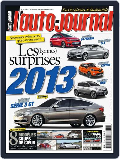 L'auto-journal (Digital) December 27th, 2012 Issue Cover