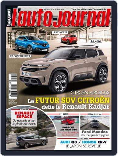 L'auto-journal April 16th, 2015 Digital Back Issue Cover