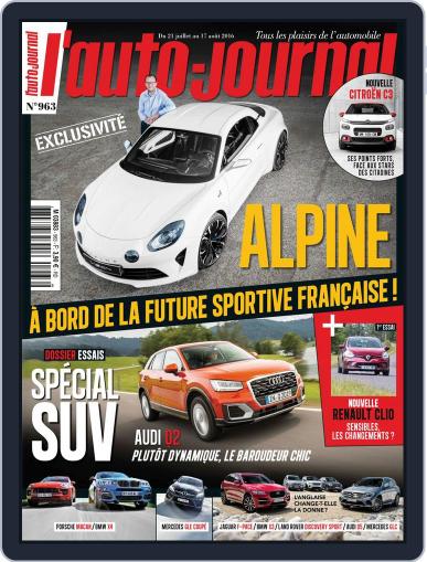 L'auto-journal July 21st, 2016 Digital Back Issue Cover