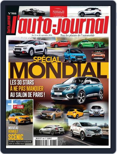 L'auto-journal September 15th, 2016 Digital Back Issue Cover