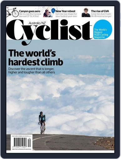 Cyclist Australia January 1st, 2018 Digital Back Issue Cover