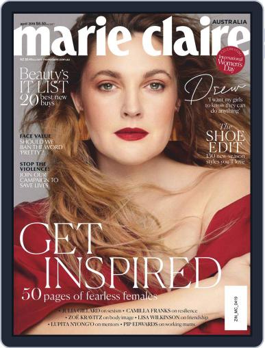 Marie Claire Australia April 1st, 2019 Digital Back Issue Cover
