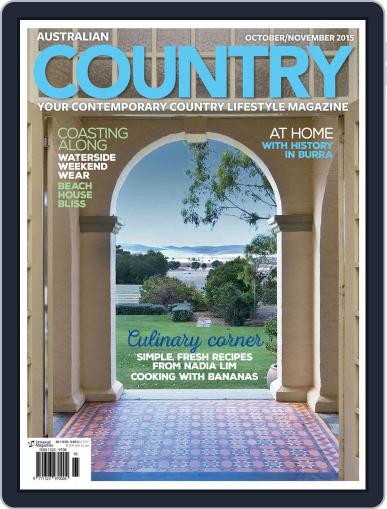 Australian Country October 29th, 2015 Digital Back Issue Cover