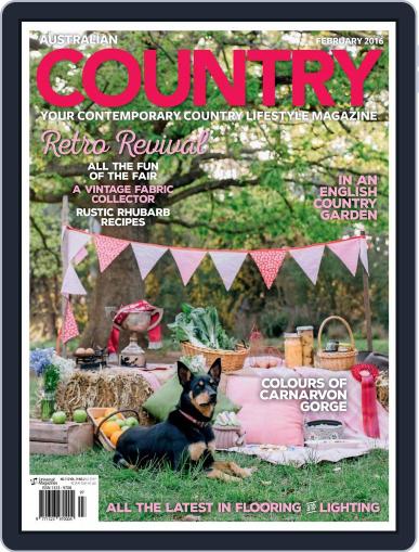 Australian Country February 4th, 2016 Digital Back Issue Cover