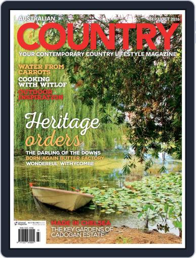Australian Country September 1st, 2016 Digital Back Issue Cover