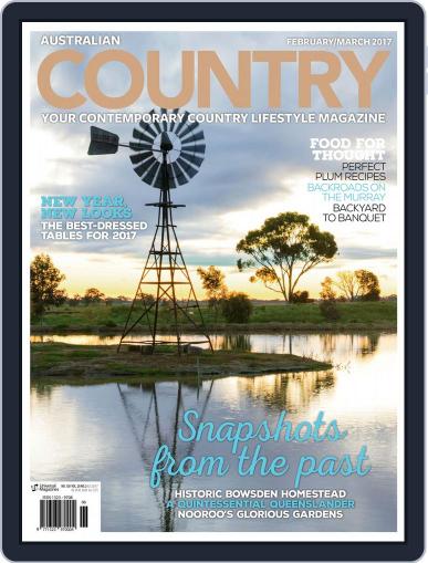 Australian Country February 1st, 2017 Digital Back Issue Cover