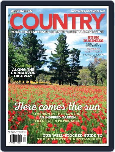Australian Country November 1st, 2017 Digital Back Issue Cover