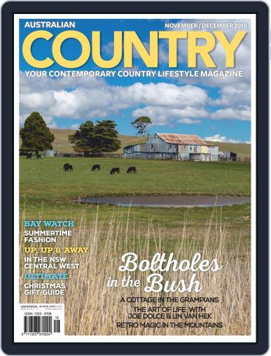 Australian Country November 1st, 2018 Digital Back Issue Cover