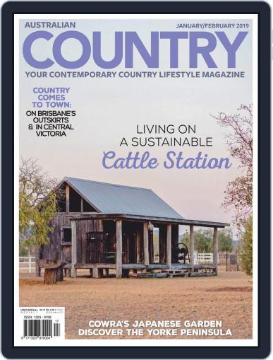 Australian Country January 1st, 2019 Digital Back Issue Cover