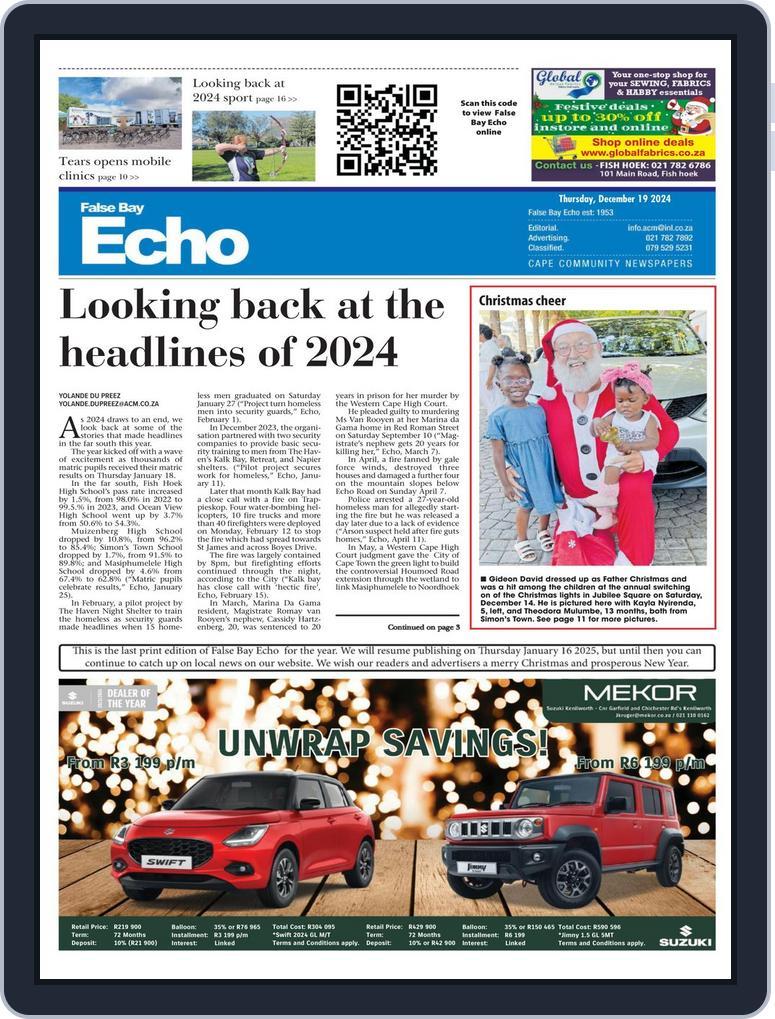 False Bay Echo (Digital) Subscription