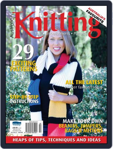Australian Knitting June 30th, 2014 Digital Back Issue Cover