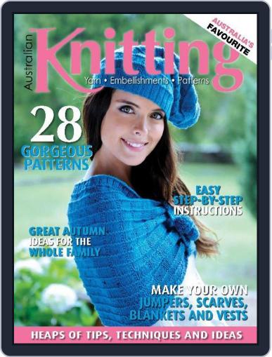 Australian Knitting February 1st, 2015 Digital Back Issue Cover