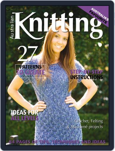 Australian Knitting April 1st, 2018 Digital Back Issue Cover