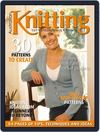 Australian Knitting July 1st, 2018 Digital Back Issue Cover