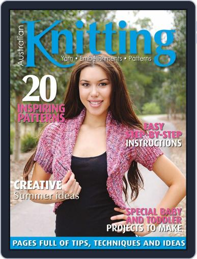 Australian Knitting October 1st, 2019 Digital Back Issue Cover