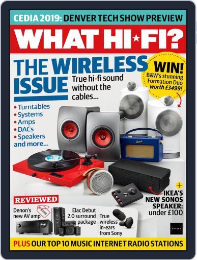 What Hi-Fi? Sound and Vision October 1st, 2019 Digital Back Issue Cover
