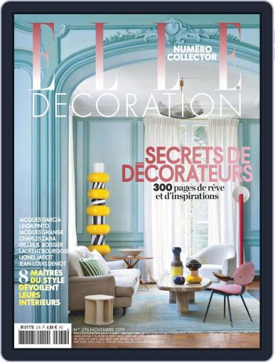 Elle Décoration France November 1st, 2019 Digital Back Issue Cover