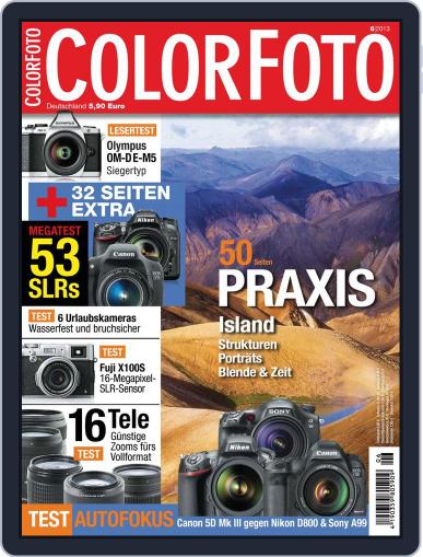 Colorfoto May 3rd, 2013 Digital Back Issue Cover