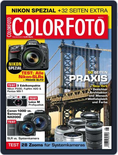 Colorfoto July 4th, 2013 Digital Back Issue Cover