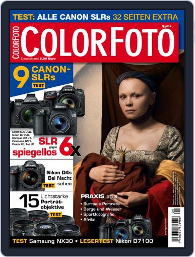Colorfoto April 7th, 2014 Digital Back Issue Cover