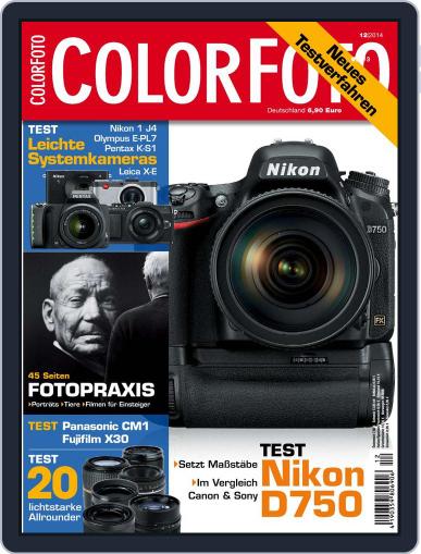 Colorfoto November 6th, 2014 Digital Back Issue Cover