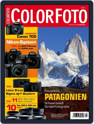 Colorfoto March 1st, 2015 Digital Back Issue Cover